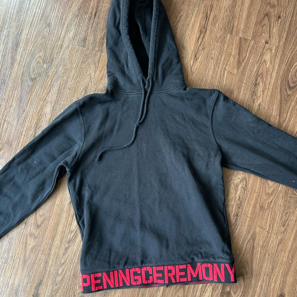 Opening Ceremony logo print cotton hoodie
